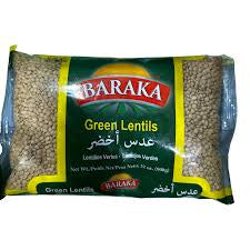 Baraka Green Lentils 32oz