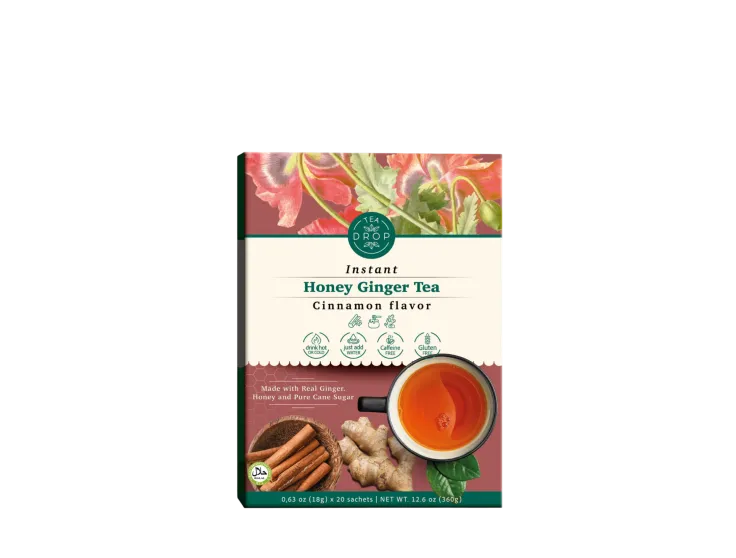 Tea Drop Honey Ginger Tea (Cinnamon)