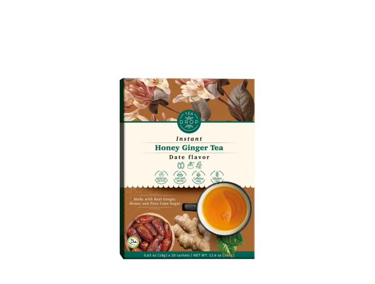 Tea Drop Honey Ginger Tea (Date)