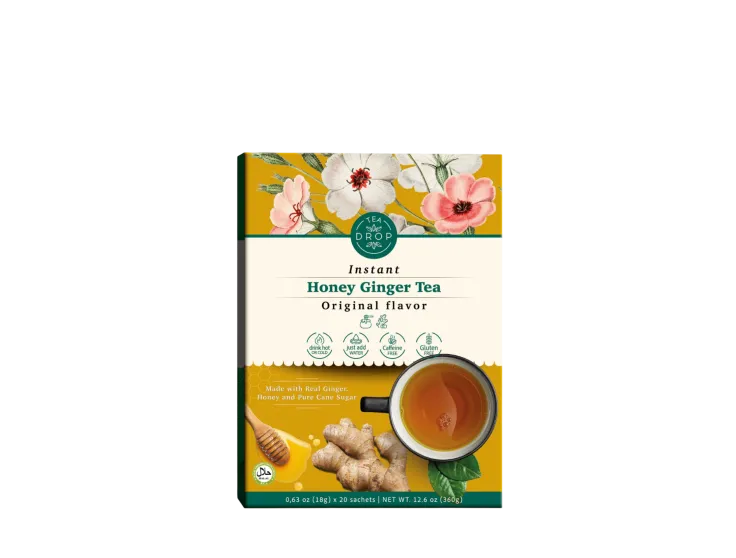 Tea Drop Honey Ginger Tea (Turmeric)