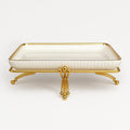 Gold Buffet & Dessert Serving Tray 8"