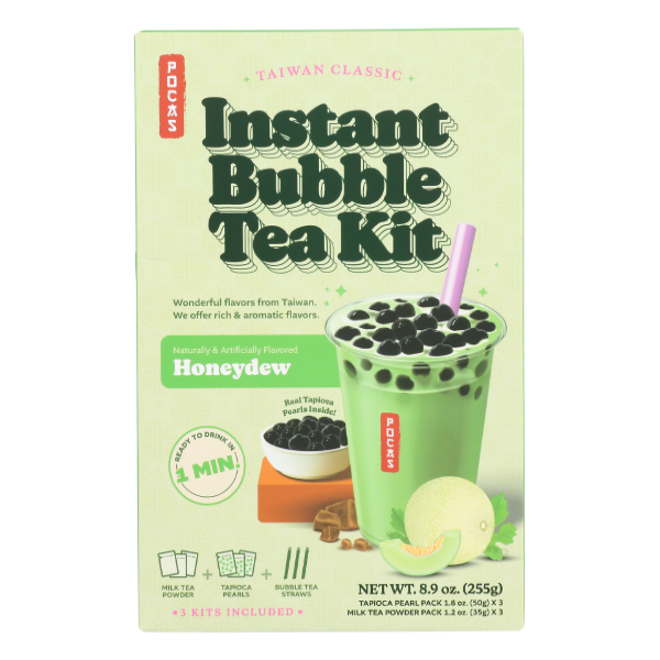 Pocas Instant Bubble Tea Kit Honeydew 255g