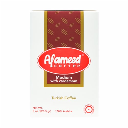 Alameed Medium Coffee With Cardamom 8oz