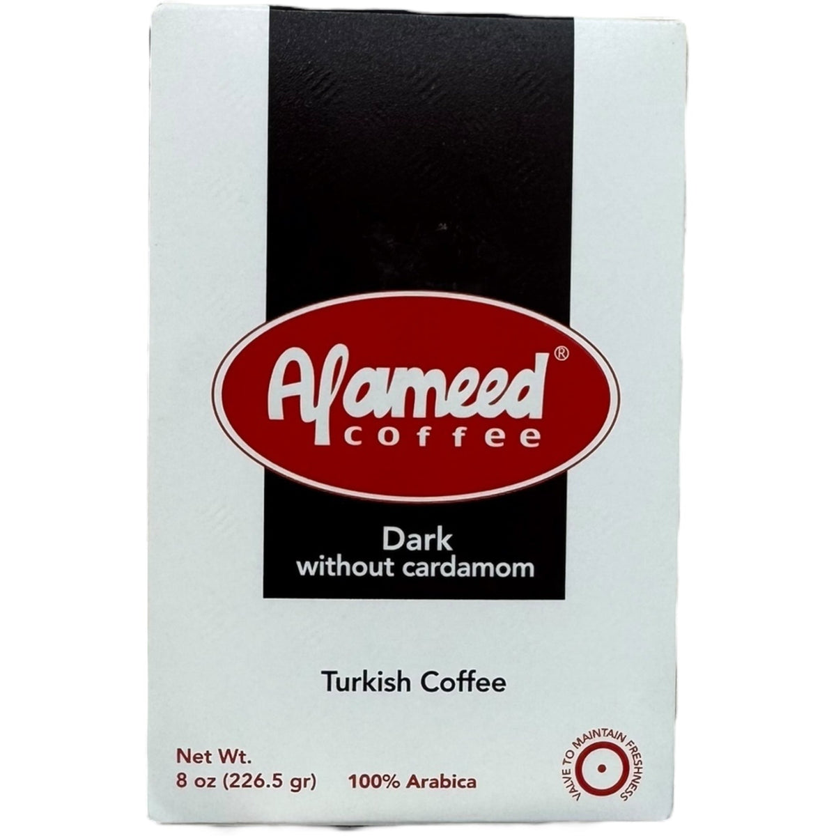 Al Ameed Turkish Dark Without Cardamom 8oz