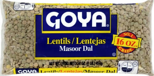 Goya Green Lentils 16oz