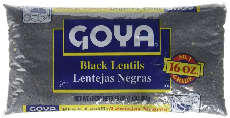 Goya Black Lentils 454g