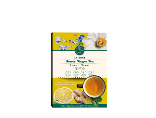 Tea Drop Honey Ginger Tea (Lemon)