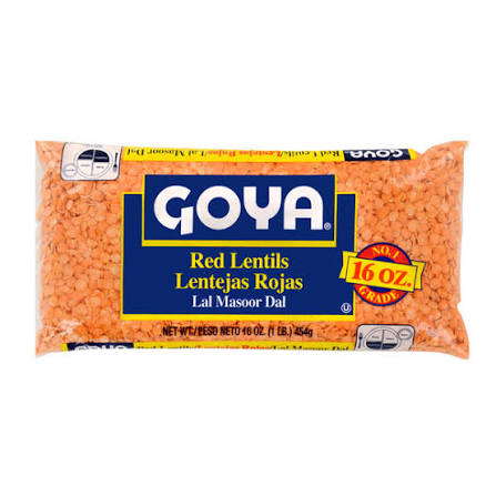 Goya Red Lentils 1lb