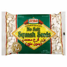 Ziyad Unsalted Squash Seeds 12oz